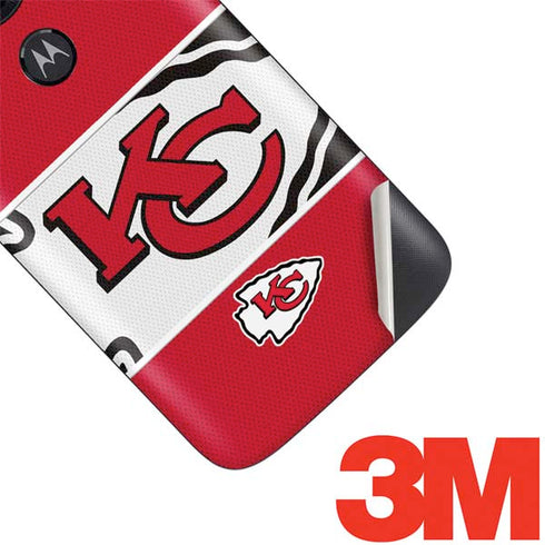 NFL Kansas City Chiefs Zone Block Moto E5 Play Skin